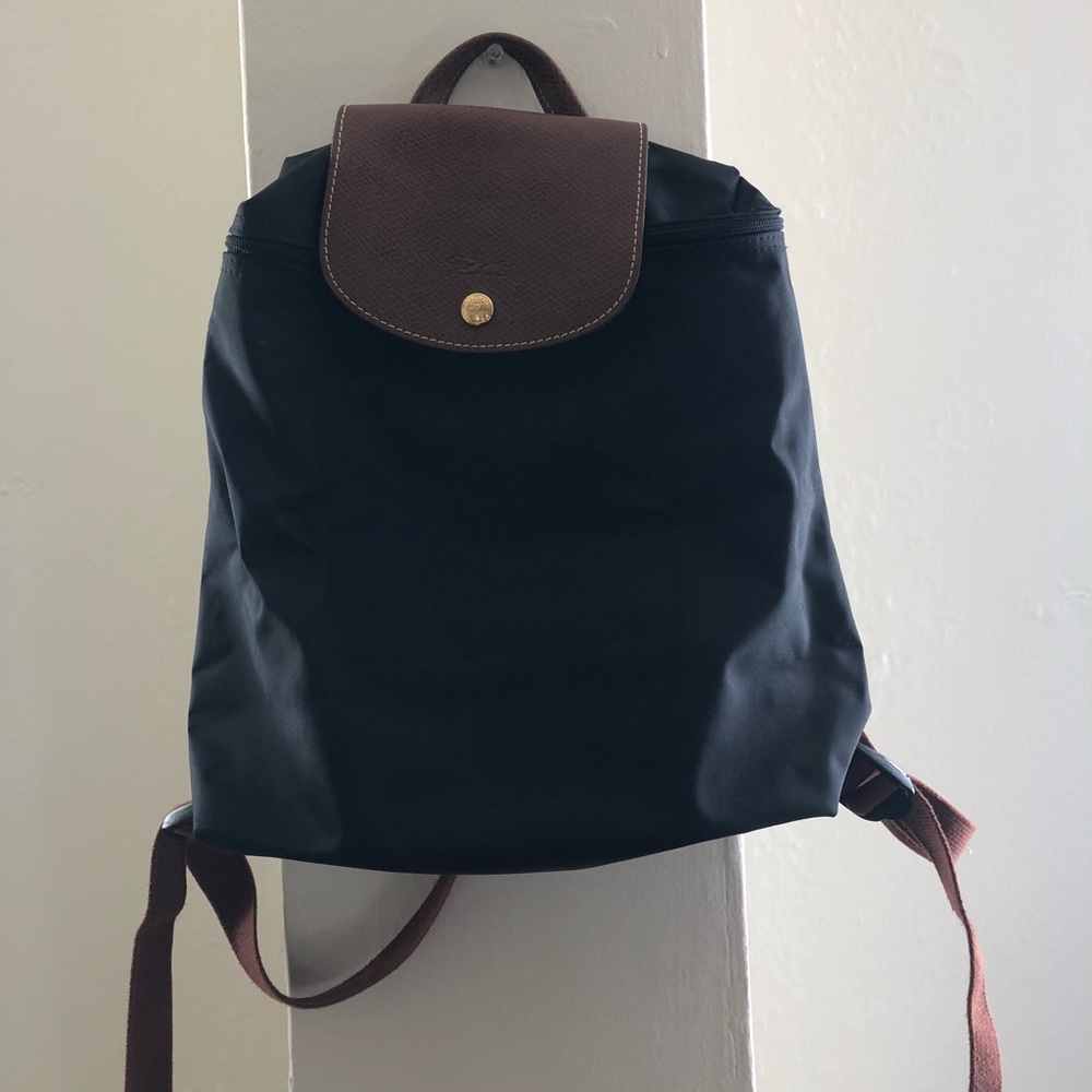 Le Pilage BLACK Longchamp Paris Backpack